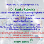 Pozvánka Bratislava - 11. december 2013